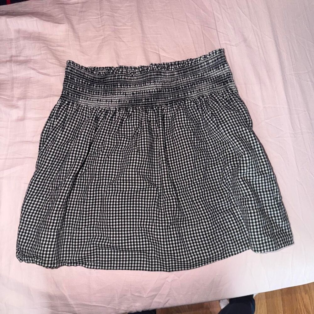 Gap Gingham Miniskirt